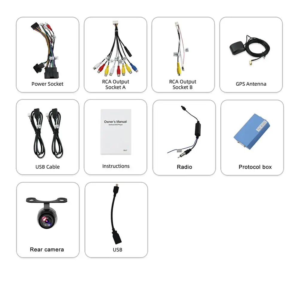 Автомагнитола Bosion 1024X600 DVD-плеер с четырехъядерным процессором 2G Android 10 GPS радио IPS