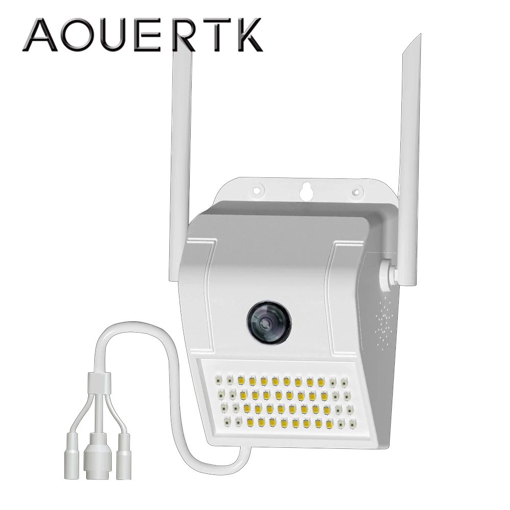 AOUERTK Смарт IP65 настенный светильник WI FI безопасности Камера 1080P IR обнаружения