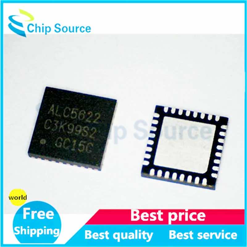 10 шт./лот ALC5622 ALC5622-GRT IC I2S аудио кодек + 2 6 Вт Класс-AB/D Монодинамик усилитель для