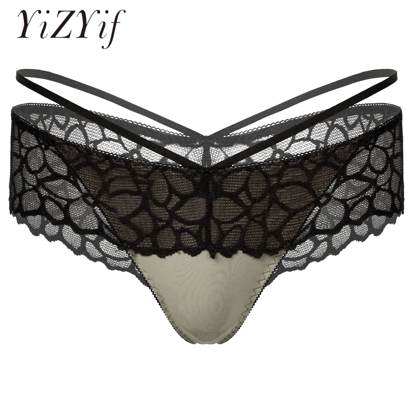 

Трусы-стринги мужские, кружевные, цвет в ассортименте, M L XL XXL, 1 шт