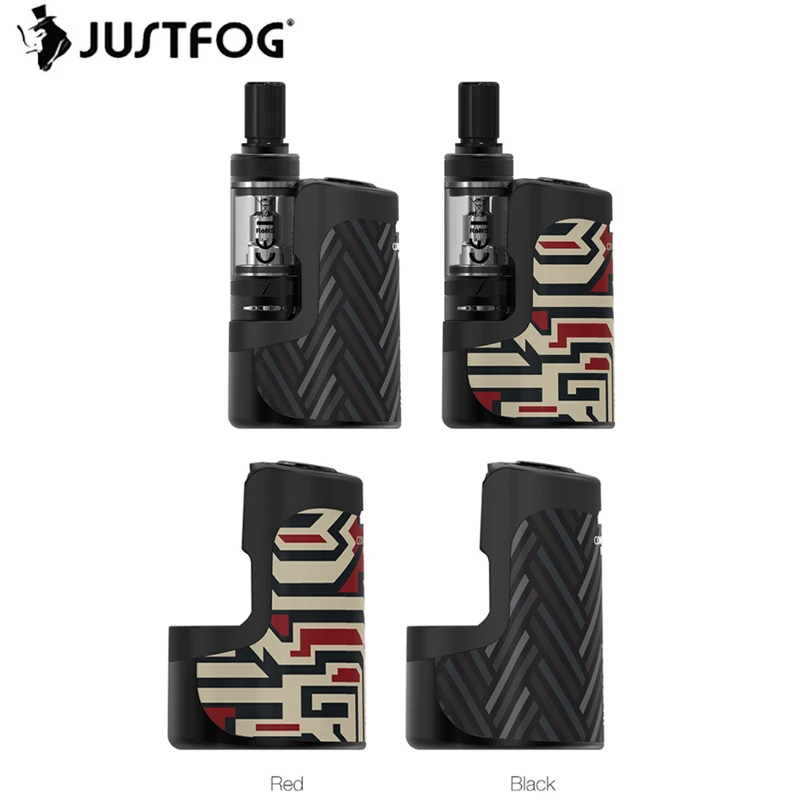 JUSTFOG компактный 16 комплект wi/1400 мА/ч, фиксируемая фокусная фотокамера рыбий глаз с Батарея 1,9 мл Q16 Pro-C Clearomizer 3-х уровневый Напряжение Ecig электронной сигареты VS Q16 Pro