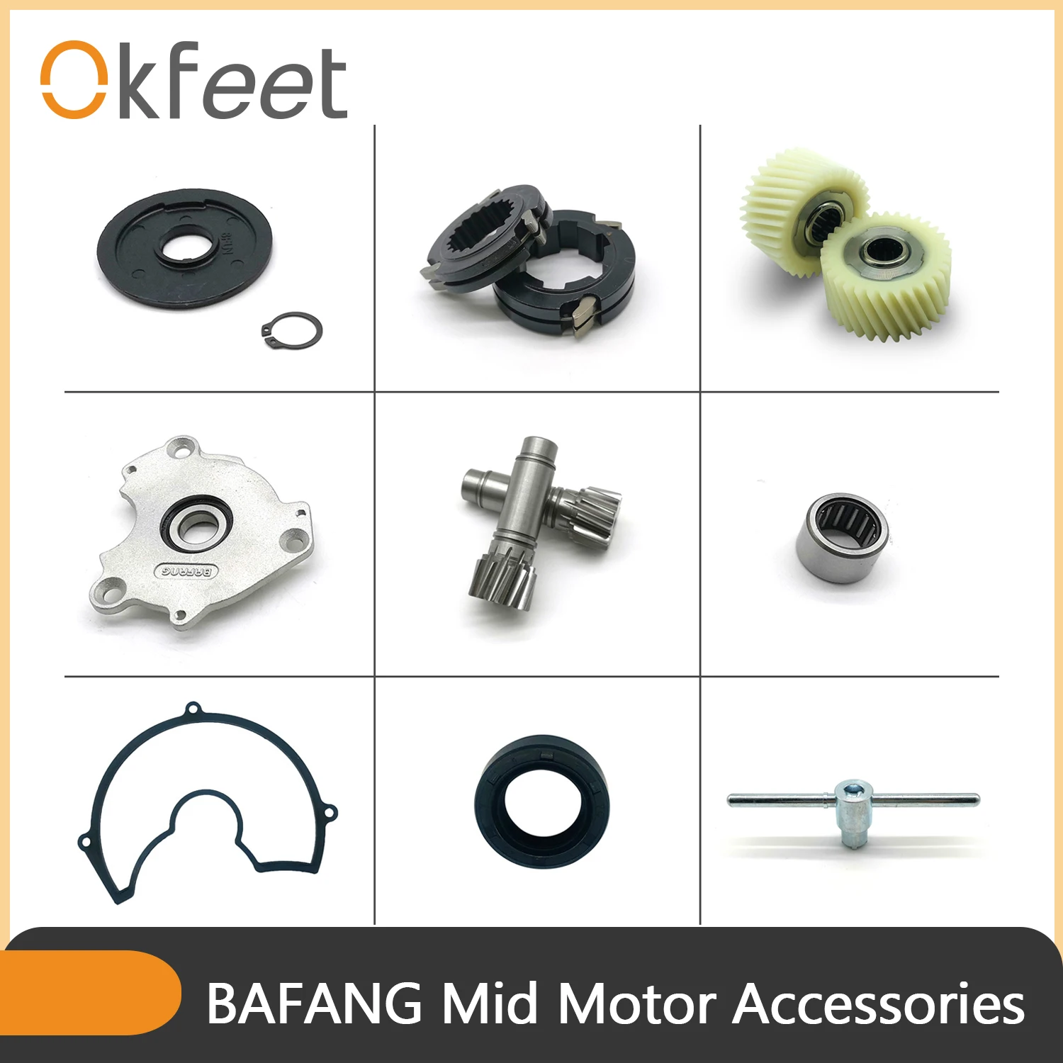 Bafang 8fun BBS 01 02 BBSHD запасная часть подшипника из нейлона Внутренняя Шестерня для