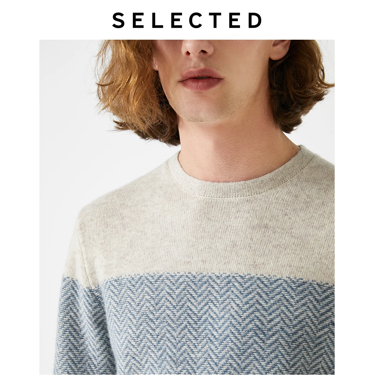 Избранные Новые мужские шерстяные стеганые пуловеры зима новый круглый вырез