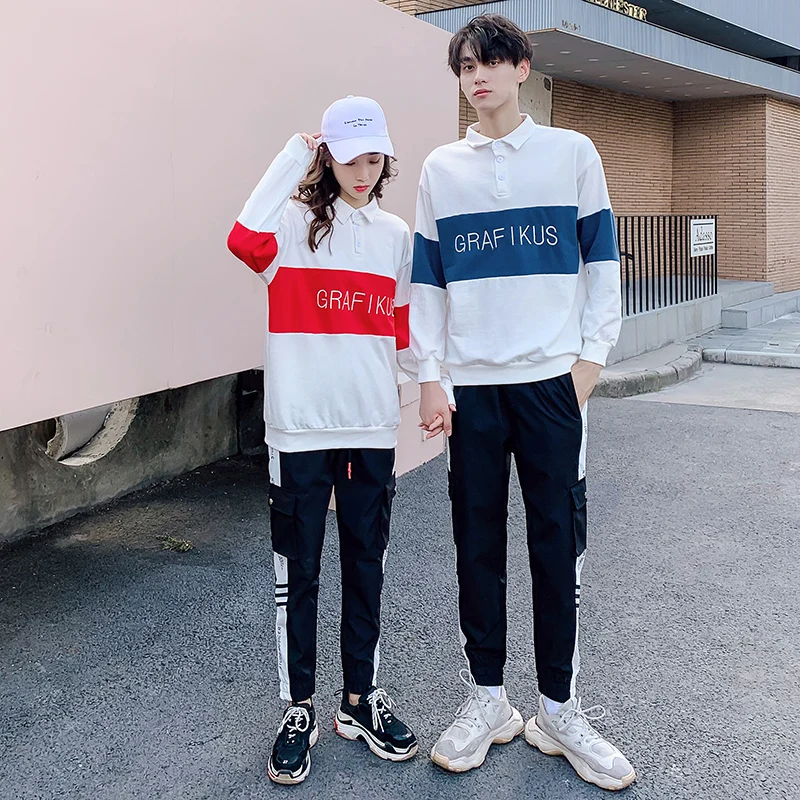 Одинаковые толстовки для пар свитшоты Лидер продаж мужская и женская одежда