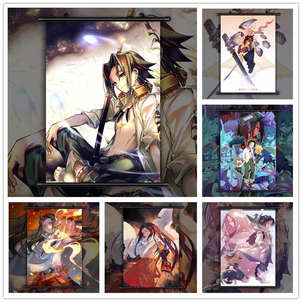 

Shaman King Asakura Yoh Asakura Hao HD Print Wall Poster Scroll