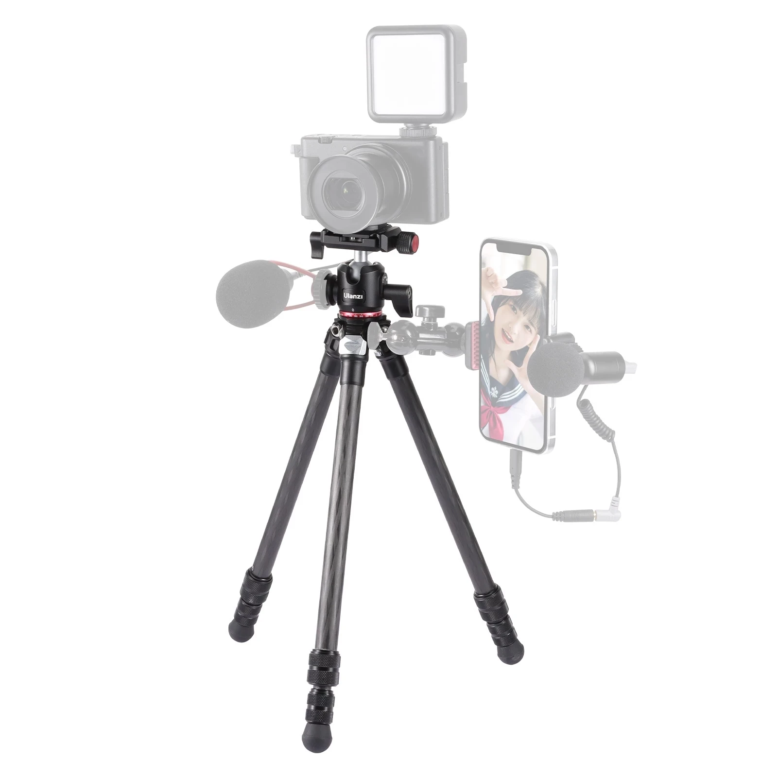Штатив для фотосъемки Ulanzi MT-21 панорамная шаровая Головка на 360 ° пластина Arca-Swiss QR