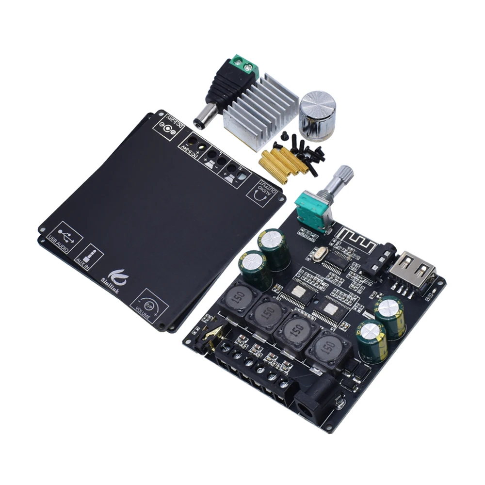 Hi-Fi TPA3116 Bluetooth 5 0 высокого Мощность цифровой стерео усилитель доска 100 Вт * 2 ампер