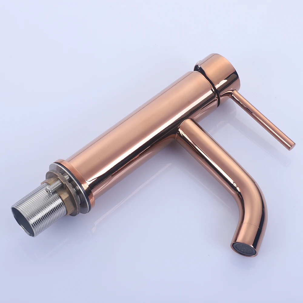 Bagnolux латунь один держатель одно отверстие розовое золото современный на бортике