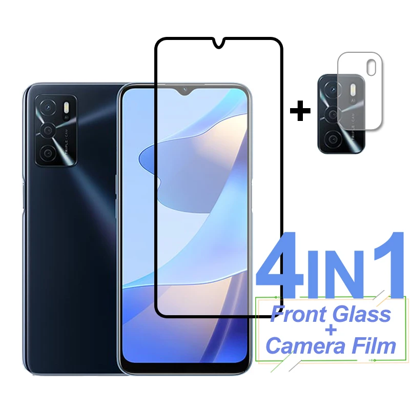 

Полная защита экрана для OPPO A16 A15 A15S A35 Закаленное стекло Защитная пленка для объектива камеры телефона для OPPO A16 A15S A15