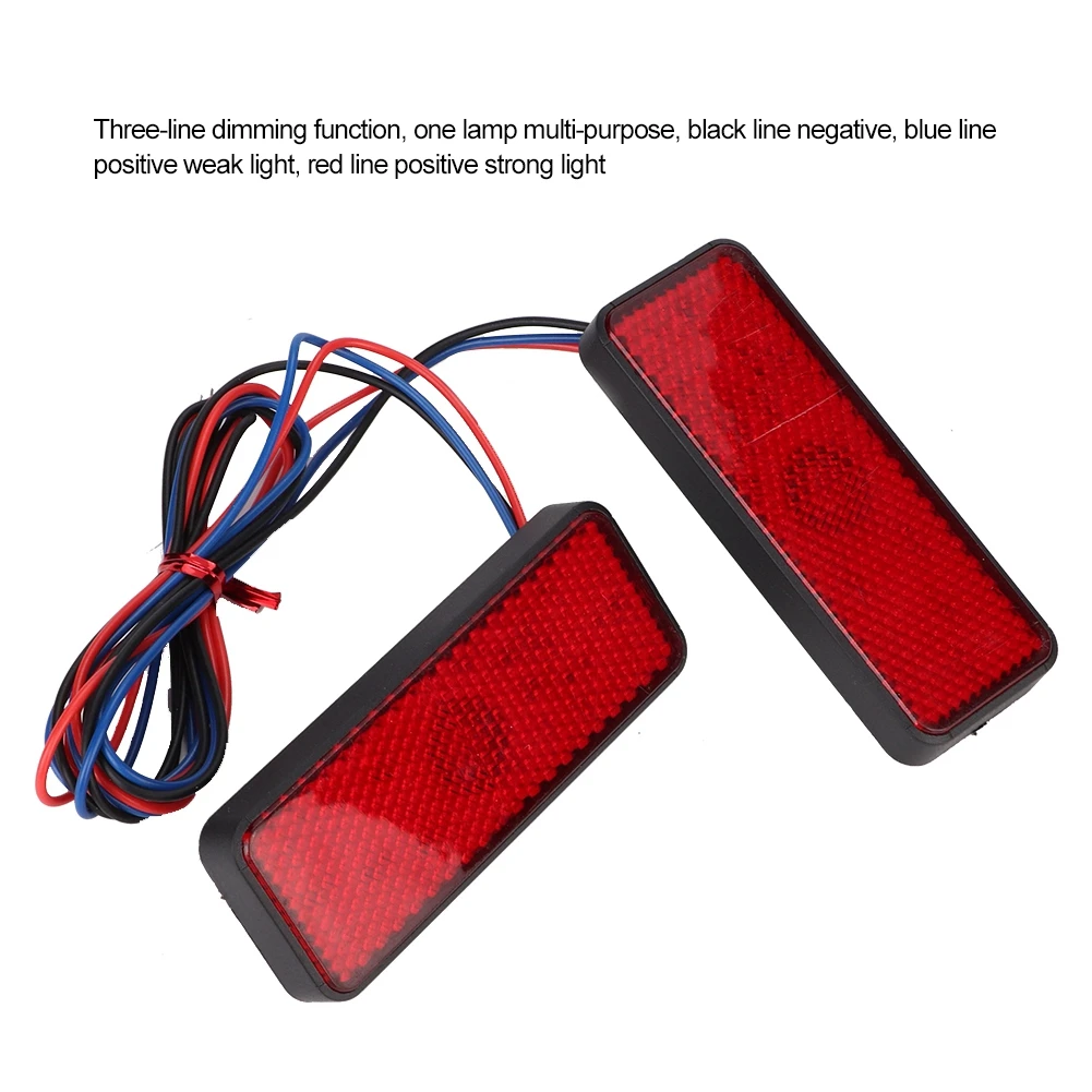 Светодиодный ная прямоугольная лампа для стоп-сигналов поворота 12 В |