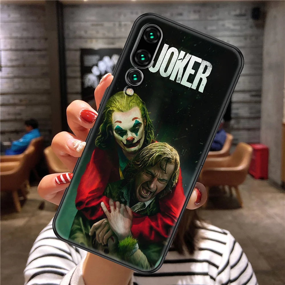 

Cool joker Joaquin Phoenix movie Phone case For Huawei P Mate P10 P20 P30 P40 10 20 Smart Z Pro Lite 2019 black pretty bumper