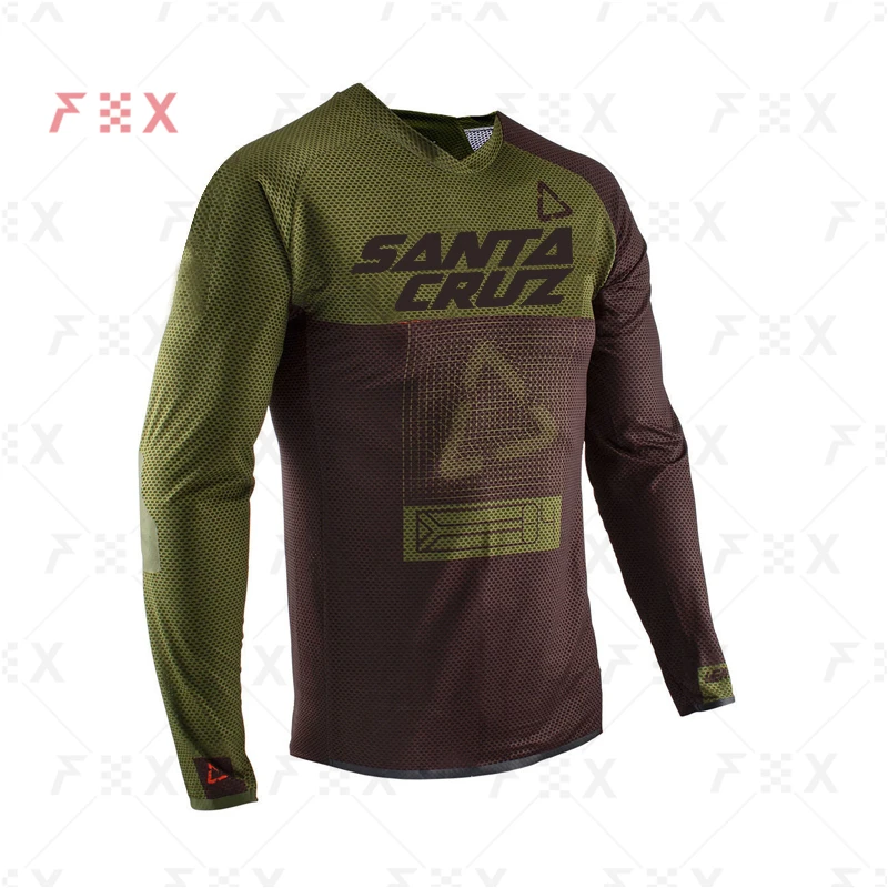Горный велосипед Санта Круз Джерси мужские Горные рубашки для езды по бездорожью