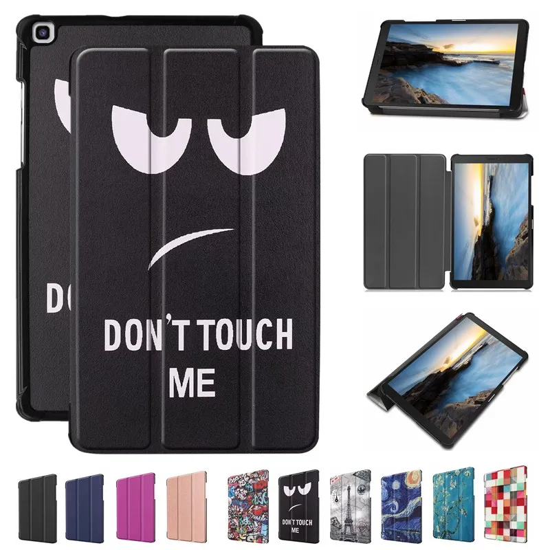 

Для Samsung Galaxy Tab A8 A 8,0 2019 S-Pen SM-T290 SM-T295 SM-P200 SM-P205 8,0 дюйма, Обложка для планшета, тонкая, 3 сложенных и магнитная