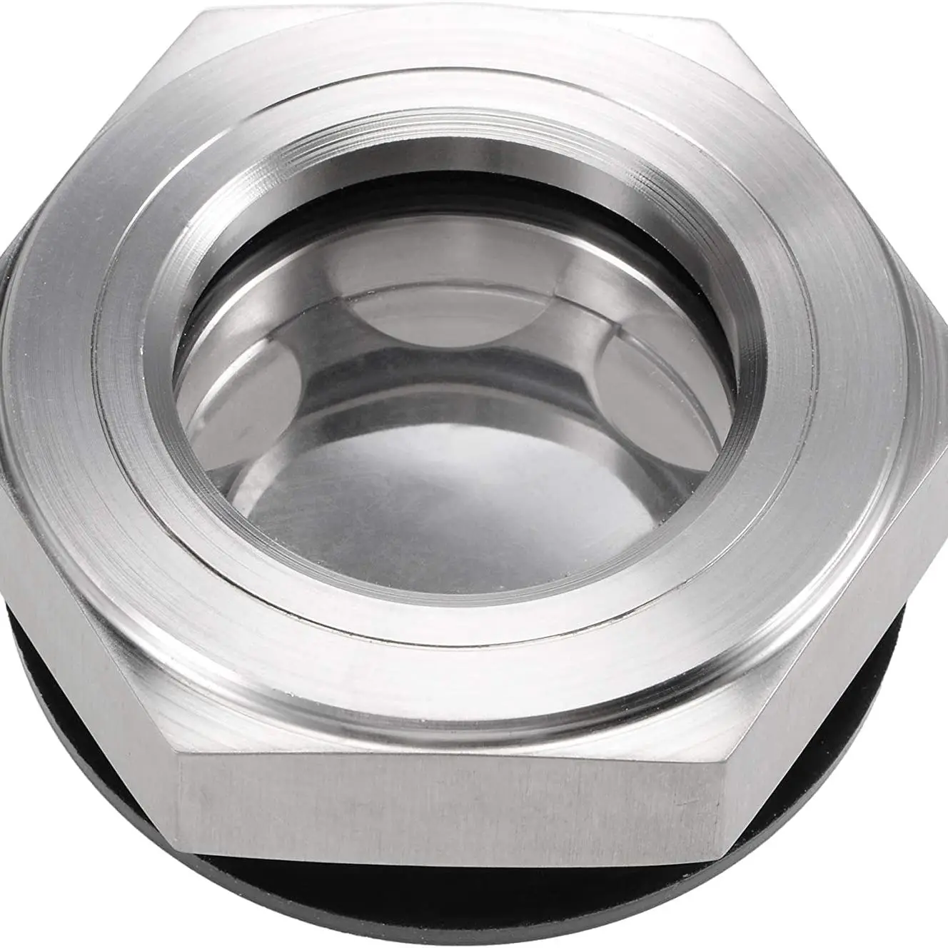 Смотровое стекло из нержавеющей стали с метрической резьбой смотровое для масла