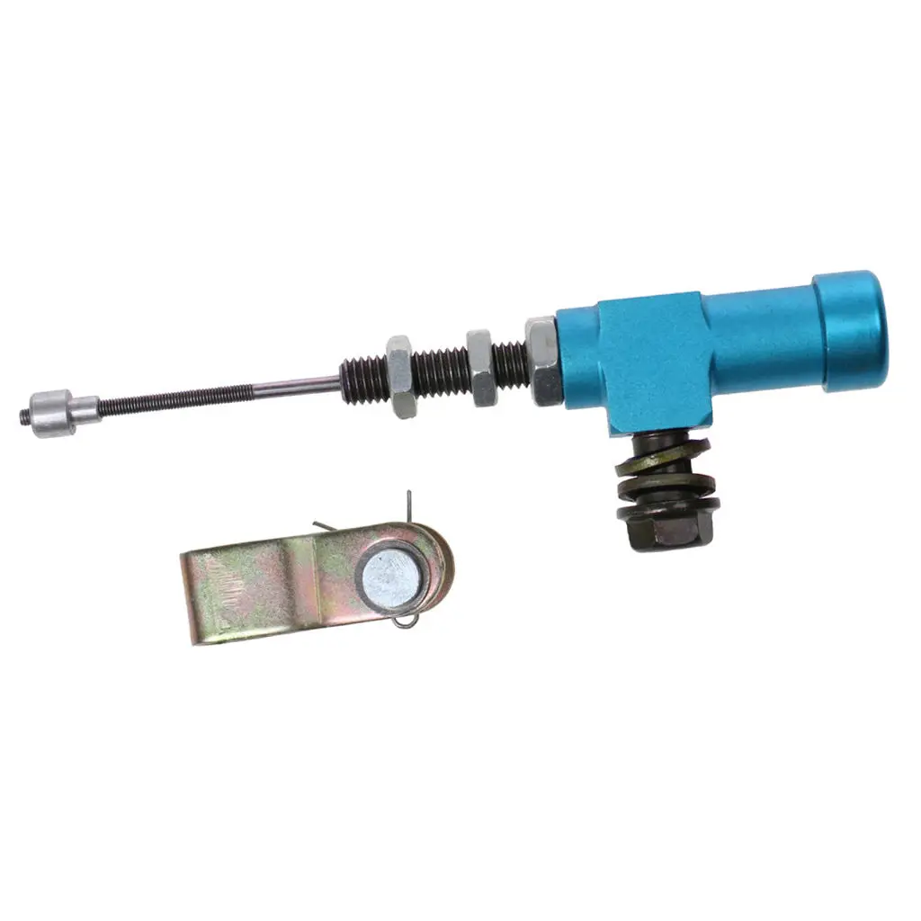 

Motorcycle Hydraulic Clutch Master Cylinder Rod Brake Pump M10x1.25mm Blue