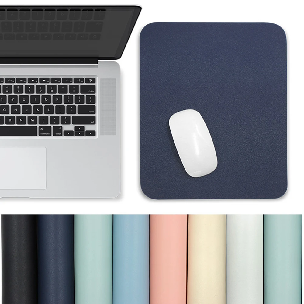

PU Leather Mouse Pad Laptop Computer Desk Mat Home Office Waterproof Anti-slip Modern Keyboard Mice Pad Writing Mat