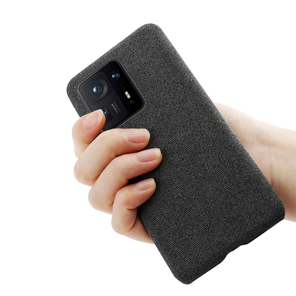 

Cloth Leather Case For Xiaomi Mix 4 11T Pro POCO X3 GT NFC F3 Mi 11 Lite Slim Retro Cloth Hard PC Cover For Redmi Note 10 Pro