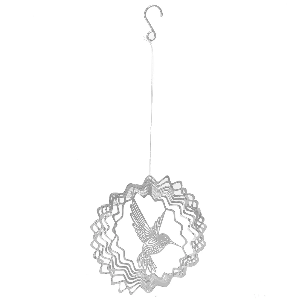 Серебристое зеркало из нержавеющей стали ветряные колокольчики хрустальный шар