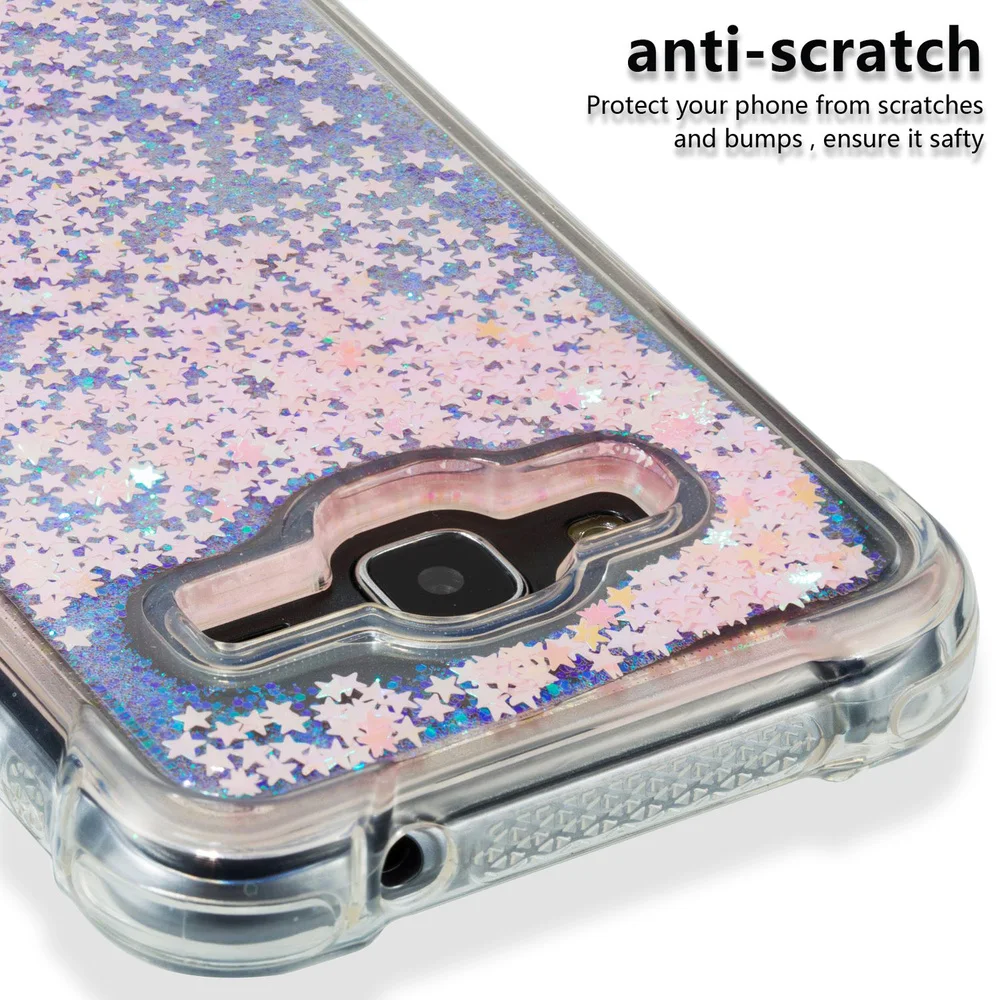 Милый чехол с сияющими блестками для Samsung Galaxy J3 J36 Bling Блестящий бампер SM-J320F/DS SM-J320H/DS SM-J320FN SM J300H J300F