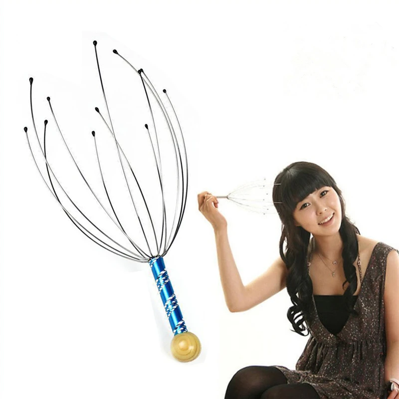 1 шт. массажер-коготь для головы волос шеи тела расслабляющий массаж