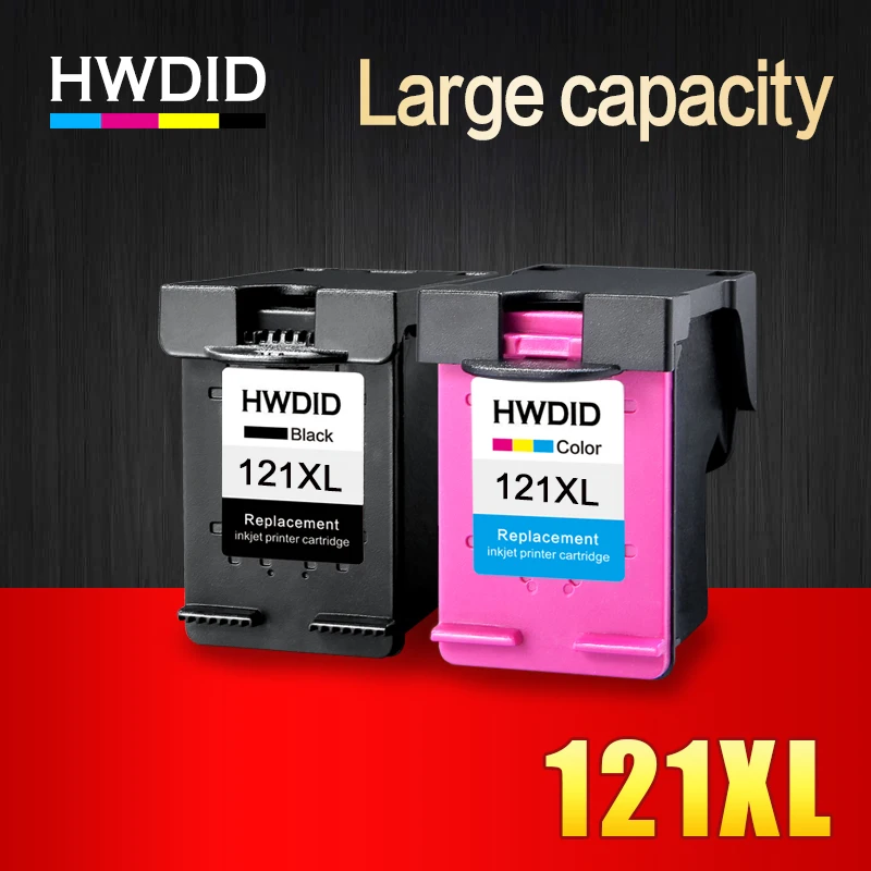 HWDID 121XL Refill Черный / цветной чернильный картридж для hp 121 XL Чернильный картридж для hp 121 с hp Deskjet ink D2563 F4283 F2423 F2483