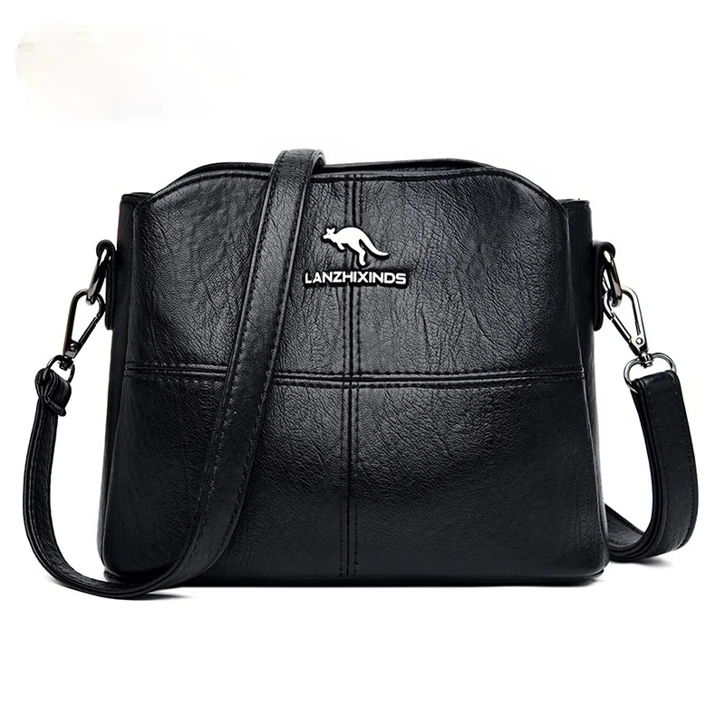 

Women Tote Bag Solid Color PU Leather Ladies Bags 2021 Shoulder Bag Small Crossbody Bags Sac A Main Purses and Handbags