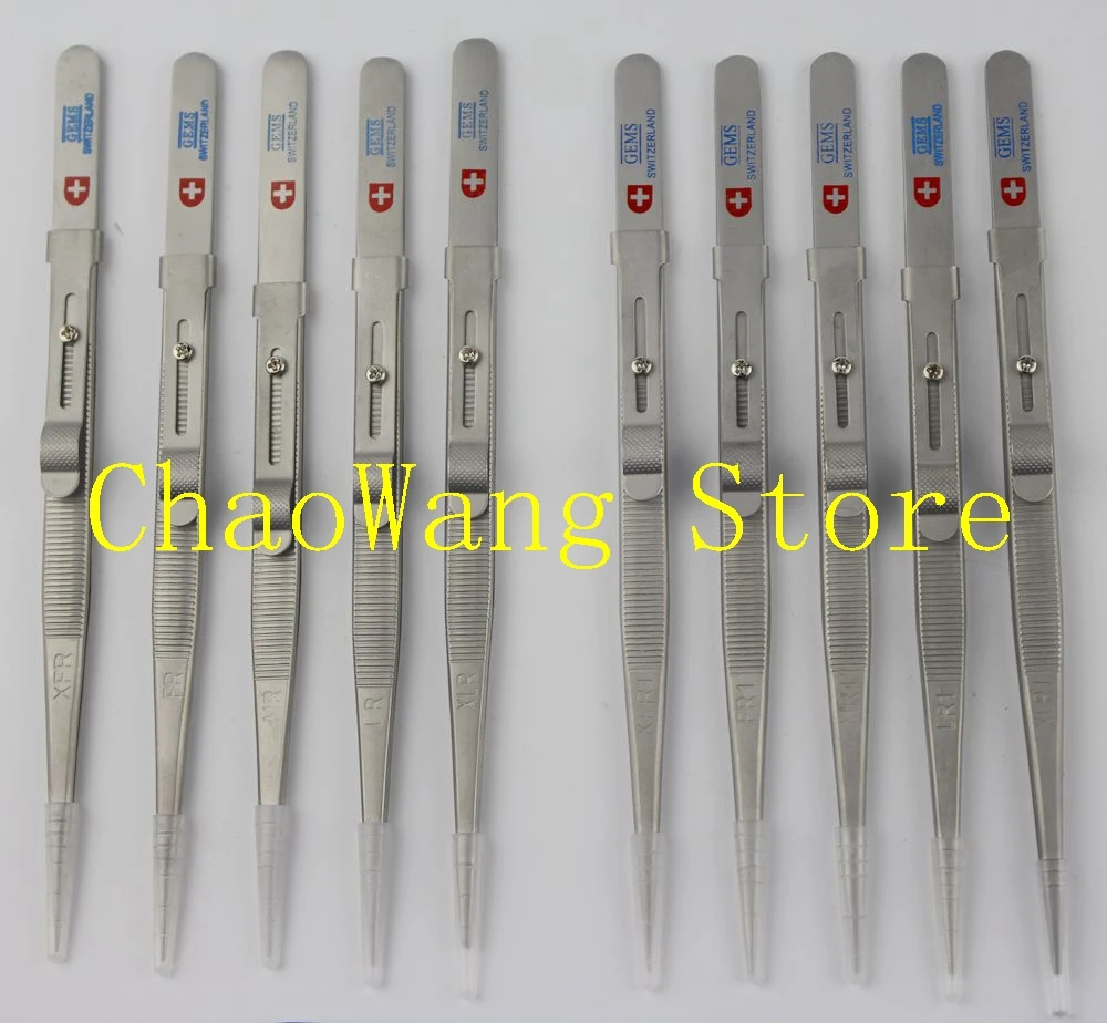 Пинцет из нержавеющей стали бриллиантовый пинцет регулируемые инструменты для