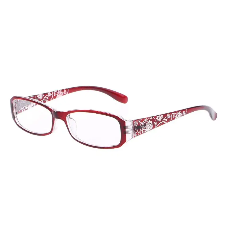 

Women Lady Spring Hinge Flower Print Resin Reading Glasses Presbyopic +1.0~+4.0