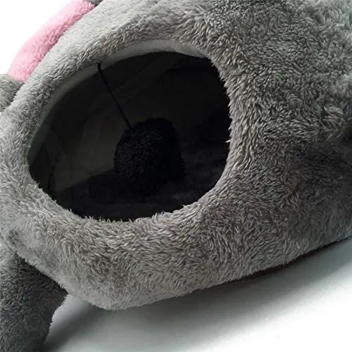 Домик для домашних животных мультяшная кровать в форме мыши домик кошки со