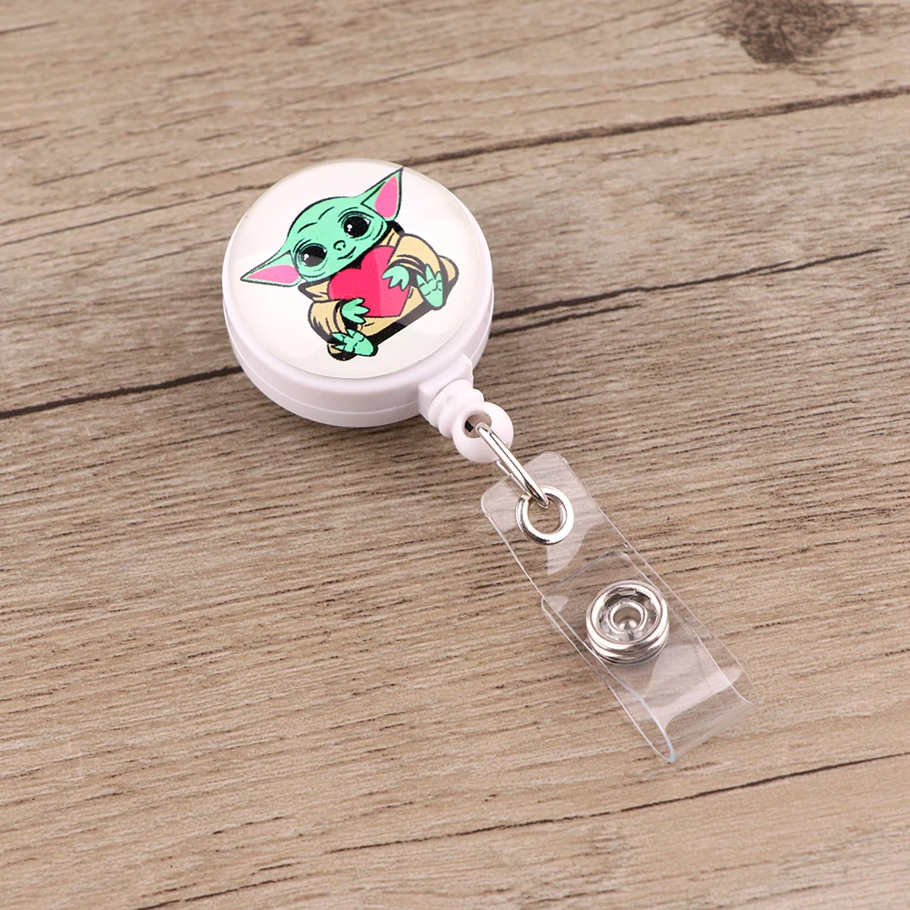 Выдвижной школьный значок медсестры JF763 с изображением инопланетянина |