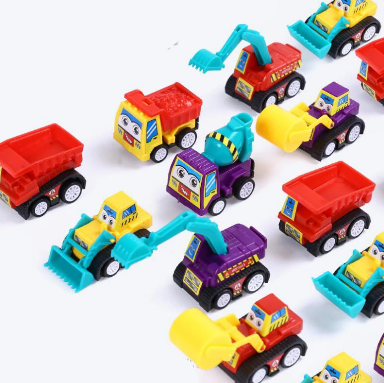 6 шт вытяните назад автомобиль игрушки детский гоночный маленькое платье для