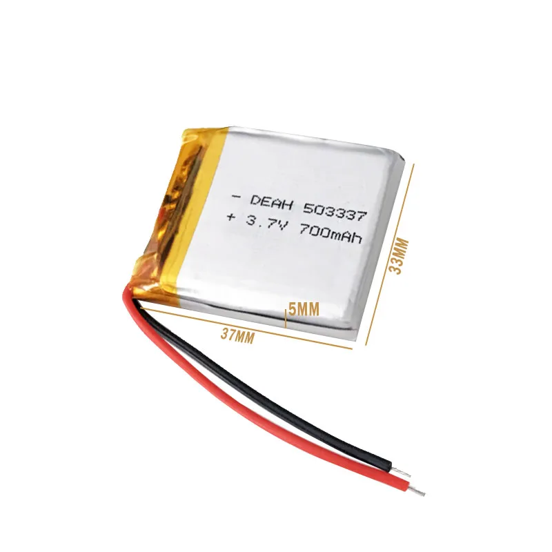 3 7 V 700mAh 503337 литий-полимерный литий-ионный аккумулятор для MP3 MP4 watch гарнитура и