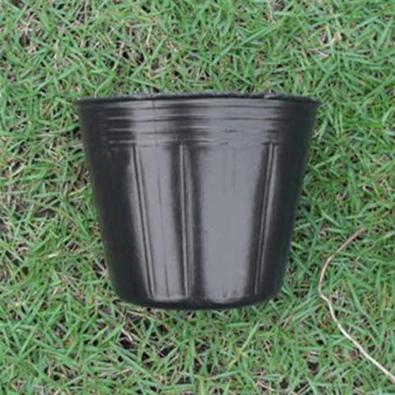 

V 100Pcs Seedling Plants Nursery Bags Organic Biodegradable Grow Bags Fabric Eco-friendly Ventilate Growing Planting Bags
