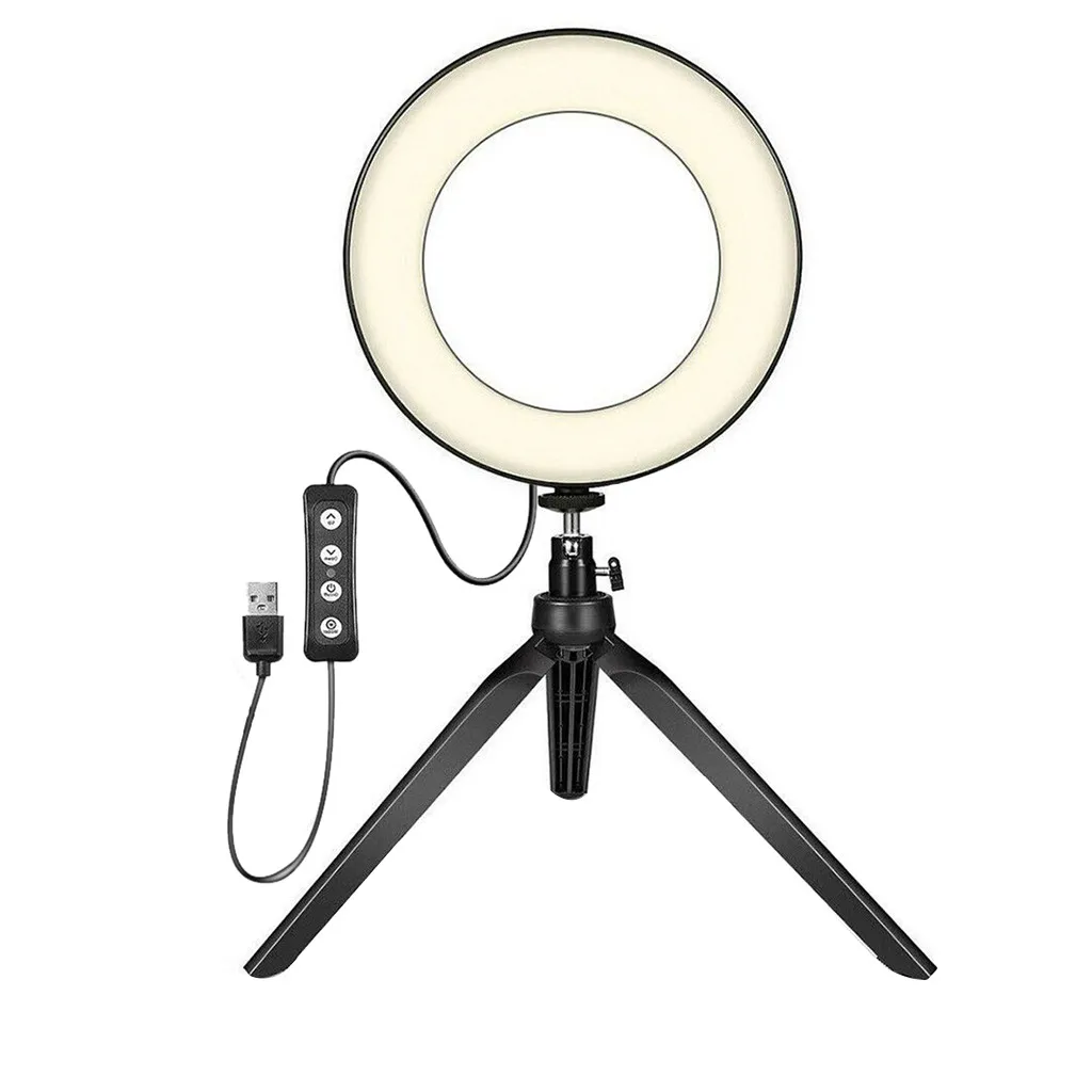 LED Ring Fill-Light Studio Photo Video USB Dimmable Lamp Selfie Phone Cameras Self-timer ring light fill live support#30 | Мобильные