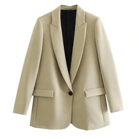 davedi blazer mujer 2022 ins fashion blogger vintage blazers and jackets loose loose blazer women england simple women