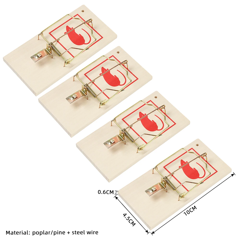 Экологичная многоразовая деревянная мышь-ловушка приманка мыши вермина