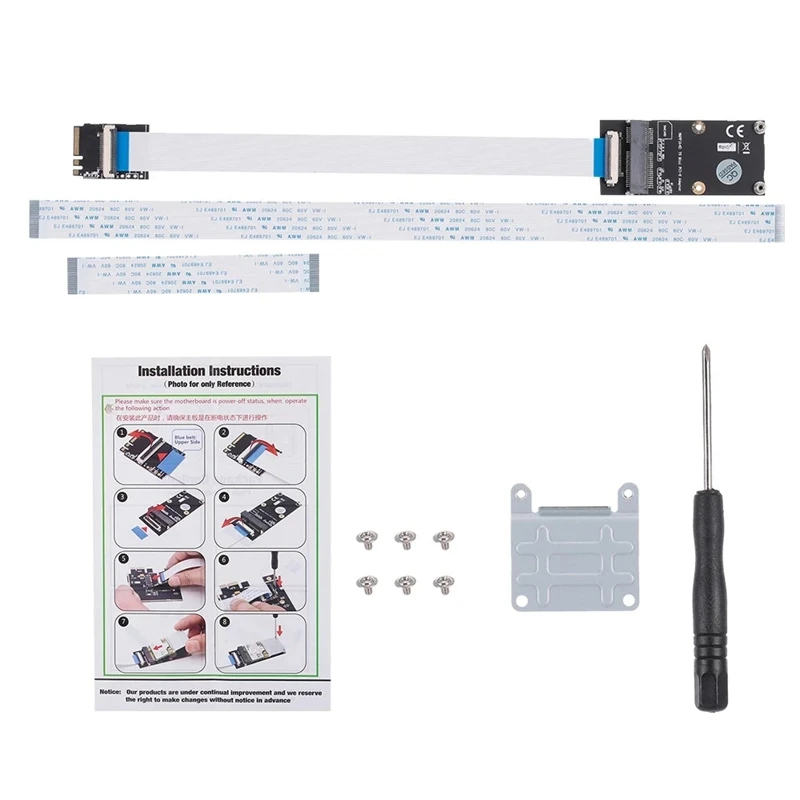 NGFF A + E к Mini PCI-E адаптер M.2 WIFI плата конвертер для половины размера и полный размер