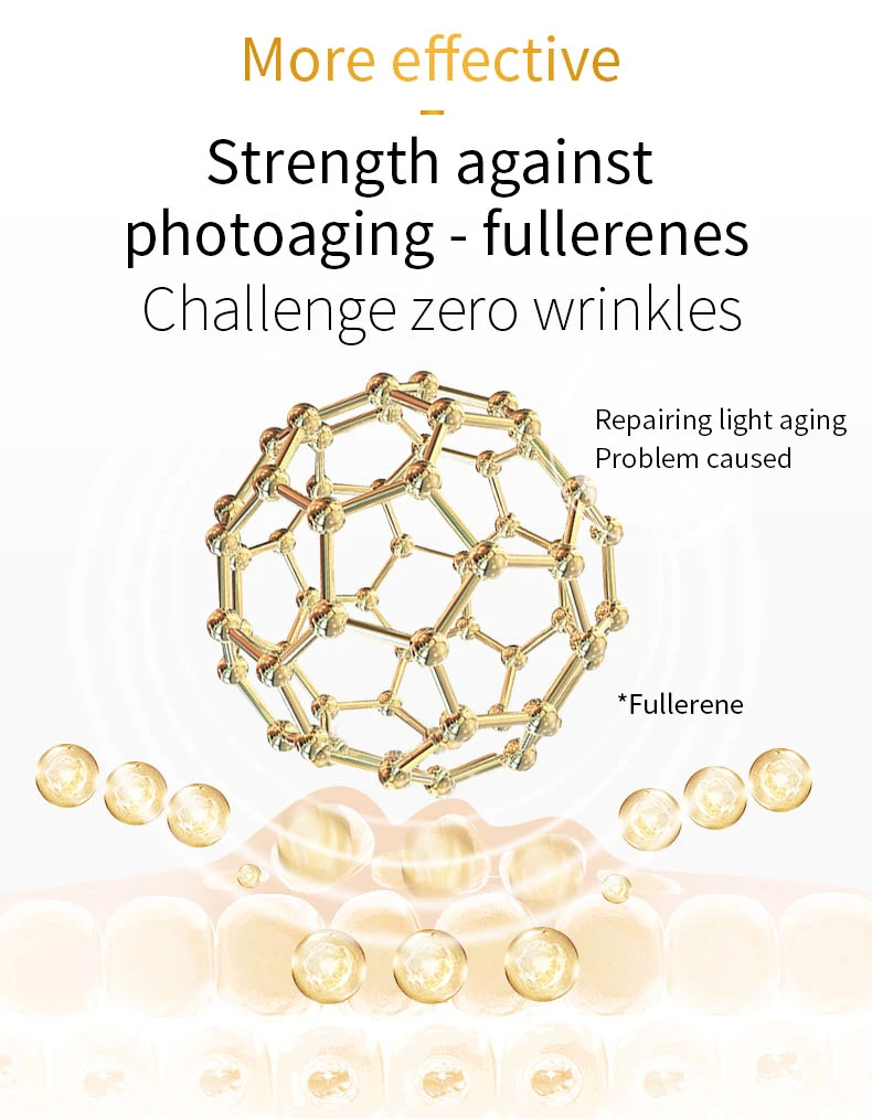 Fonce Fullerene оригинальная Увлажняющая сыворотка для лица 28 бутылок Осветляющий укрепляющий Осветляющий мелкий ампул