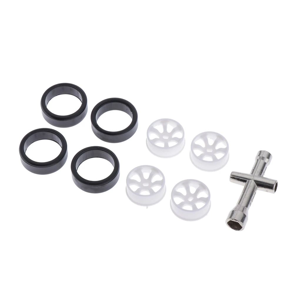 4x RC автомобильные шины и обода колеса крест гаечный ключ рукав DIY Accs для Wltoys