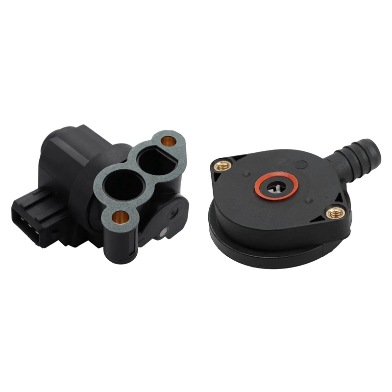 

1x Idle Air Control Valve for Bmw E34 E36 E46 318Ti 318I Z3 318Is 316I & 1Pcs Crankcase Ventilation Valve