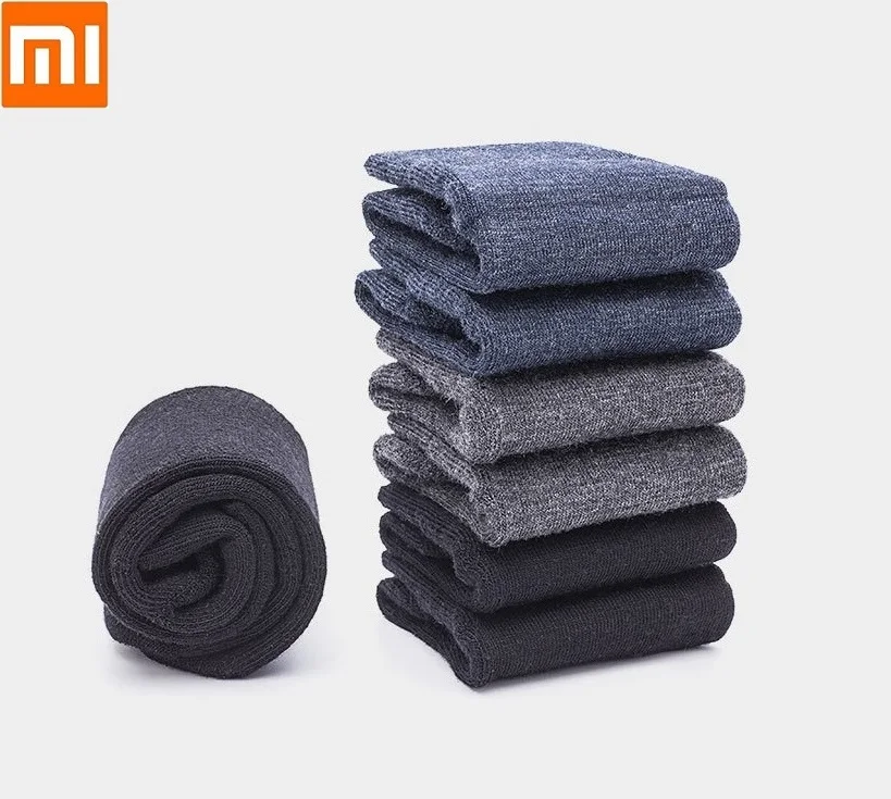 Xiaomi 90 забавные повседневные шерстяные носки из мериносовой шерсти, впитывающие влагу, мягкие и удобные теплые нескользящие носки для мужчин и женщин