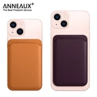 Роскошный чехол с магнитной застежкой для карт For Magsafe Magnetic для iPhone 13 11 12 Pro MAX mini, кожаный чехол-кошелек XR X XS MAX, чехол для телефона с отделением для карт
