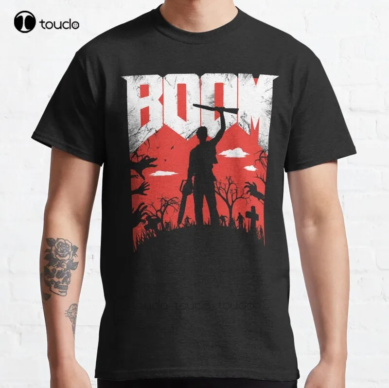 

New This Is My Boomstick! Classic T-Shirt Cotton Men Tee Shirt