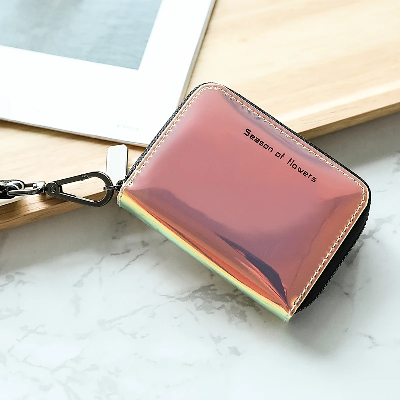 Женский голографический кошелек новый держатель карты голографическая Женская