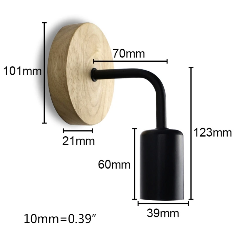 

Bedside Aisle Wall Lamp (without Bulb) Bedroom Night Light Lighting Bed Room Sleeping Eye Protection Warm Lighting Supplies