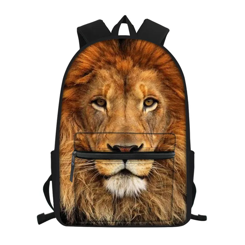 Рюкзак женский большой вместимости с принтом короля льва повседневная
