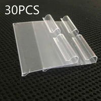 30pcs plastic sign label holder wire shelf retail price tag label card merchandise sign display holder stand