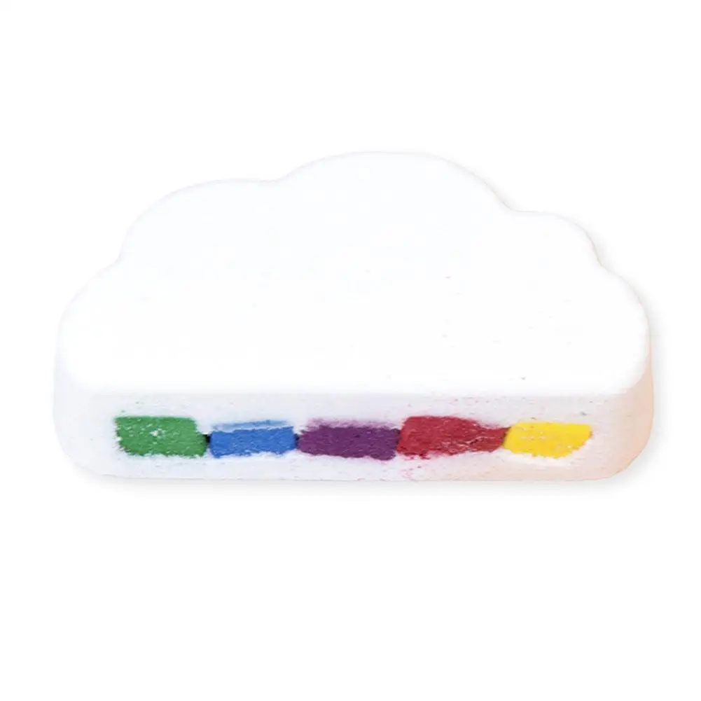 

Bath Salt Cloud Rainbow Exfoliating Moisturizing Bubble Bombs Soften Effectively Ball Clean Bath Cutin O8L4