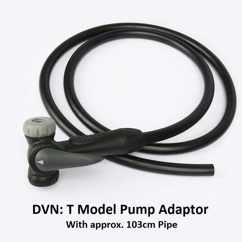 DVN T Model Cycling Pump Adaptor with Pipe Smart Head Bicycle Changeable Nozzle Road Bike Presta Schrader Inflator Adapter | Спорт и