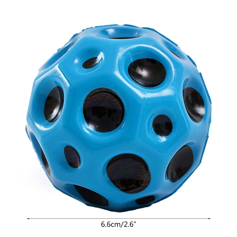 2.6’’ Toy Skip Ball Water Hopper Bounce Ball Soft PU Sensory Fidget Toy Outdoor Activity Toy for Kid Adults Pool & Bath images - 6